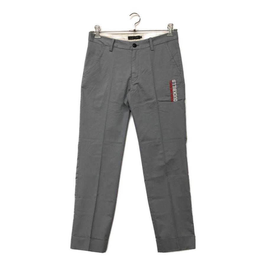 ラフ&スウェル グレー ストライプ ゴルフスラックス coco 中古【値下げ】ラフ＆スウェル rough&swell メンズ パンツ S