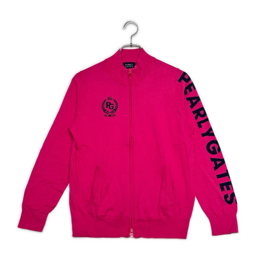 coco 中古 パーリーゲイツ PEARLY GATES レディース ニットアウター 1(M) ピンク ダブルジップ PEARLY GATES（パーリーゲイツ） coco 中古 レディース ニットアウター