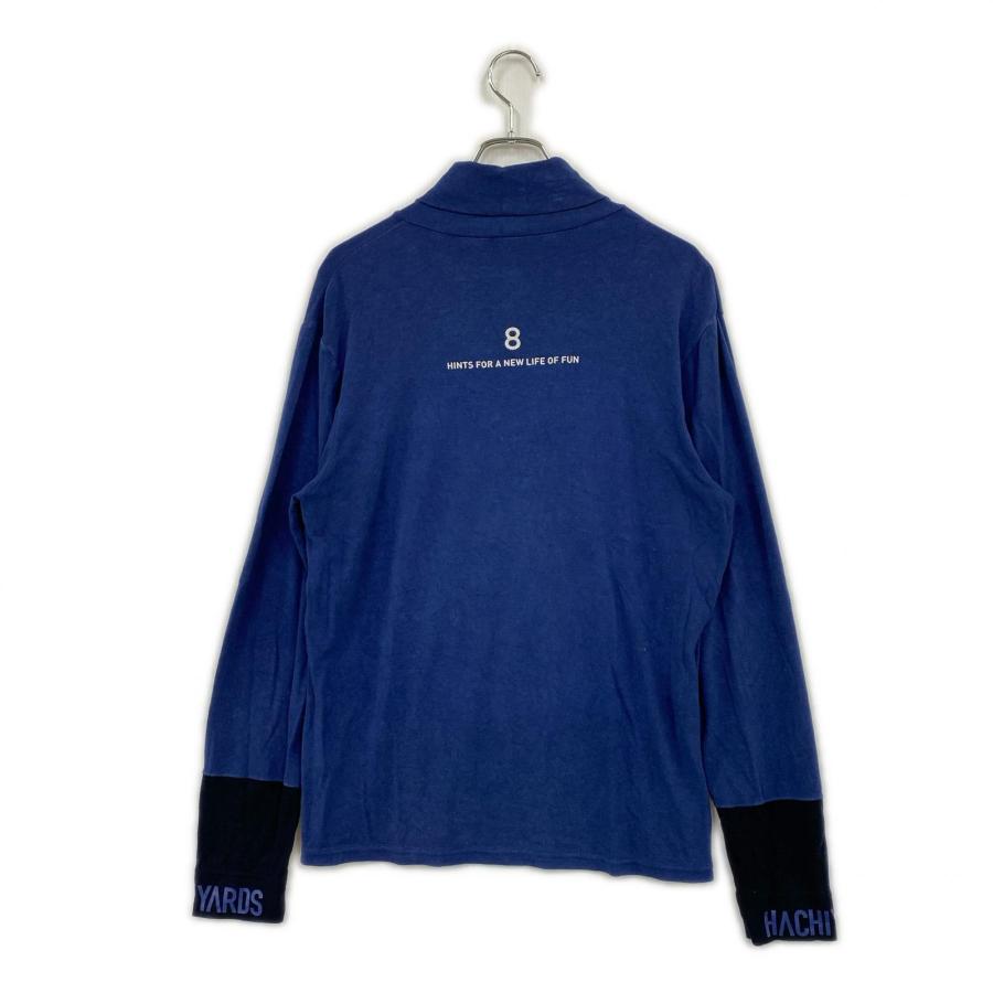 中古 ハチヤーズ 8YARDS メンズ 長袖シャツ XL 紺 ネイビー
