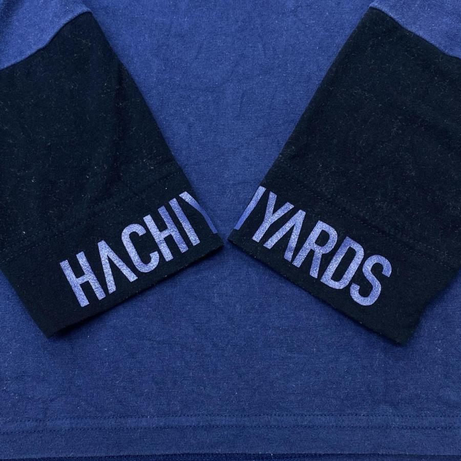 中古 ハチヤーズ 8YARDS メンズ 長袖シャツ XL 紺 ネイビー