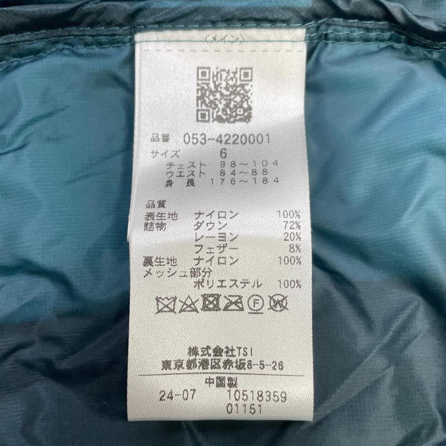 coco 中古【値下げ】パーリーゲイツ PEARLY GATES メンズ ダウンジャケット 6(LL) 緑 グリーン 3WAY ストライプ 防寒 K021590_6