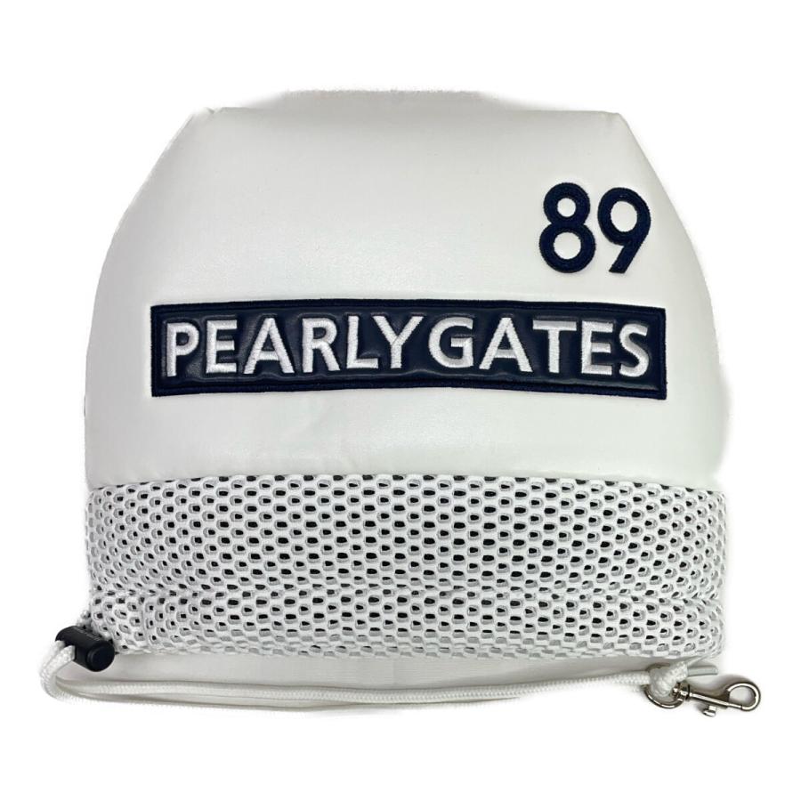 中古 パーリーゲイツ PEARLY GATES アイアンカバー ホワイト 白