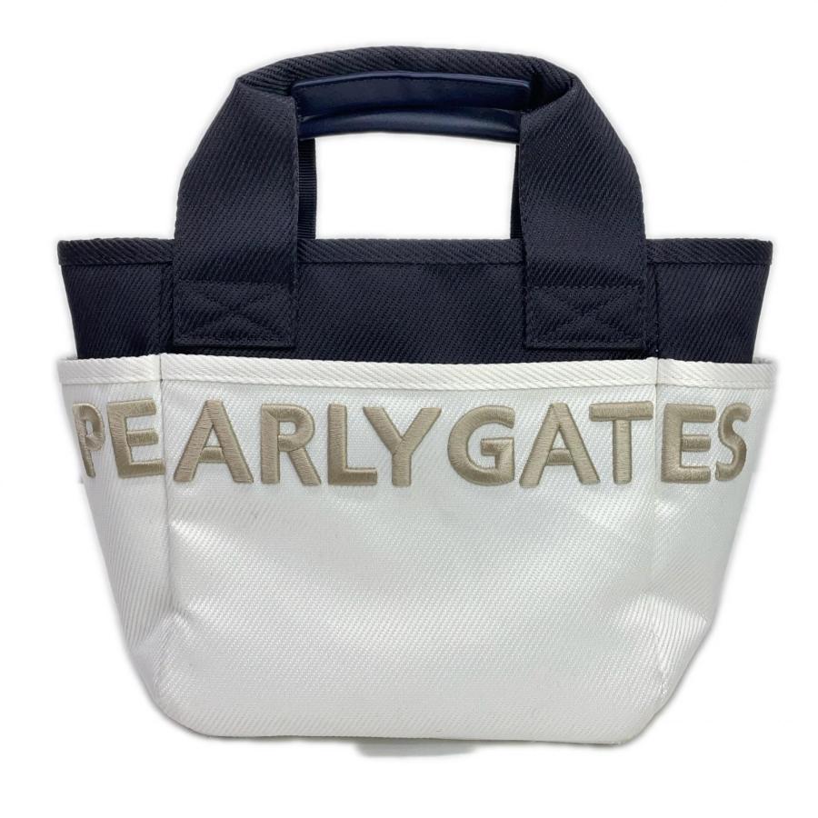 PEARLY GATES（パーリーゲイツ） coco 中古 カートバッグ 白×紺