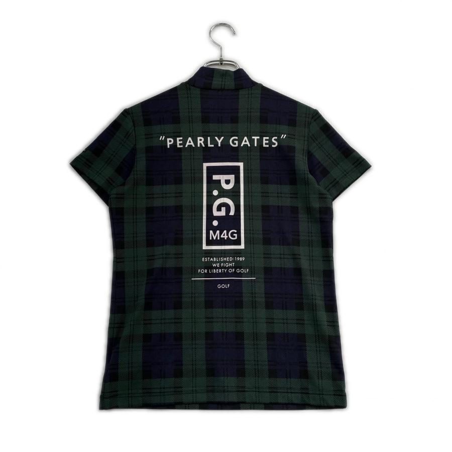 PEARLY GATES チェック柄シャツ サイズ4 PEARLY GATES（パーリーゲイツ） coco 中古 レディース 半袖シャツ 1(M