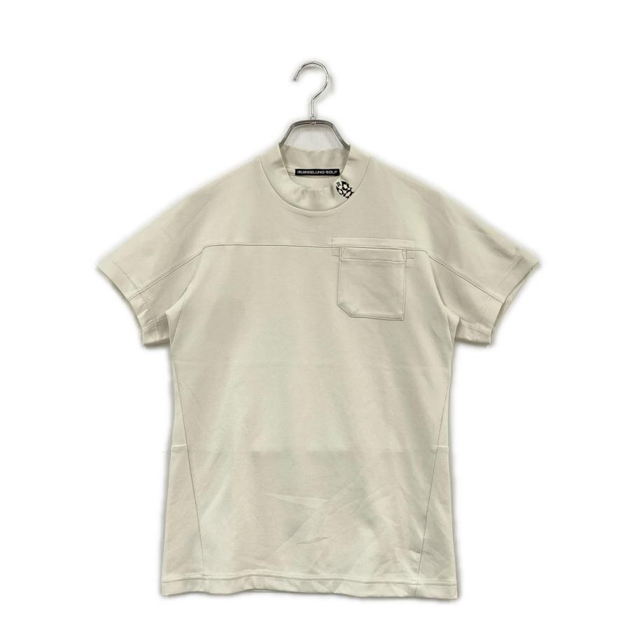 Russeluno 迷彩ルチャワッペンモックネック 半袖シャツ サイズ 6 白 Russeluno（ラッセルノ） coco 中古 レディース 半袖シャツ 2(L) 白系