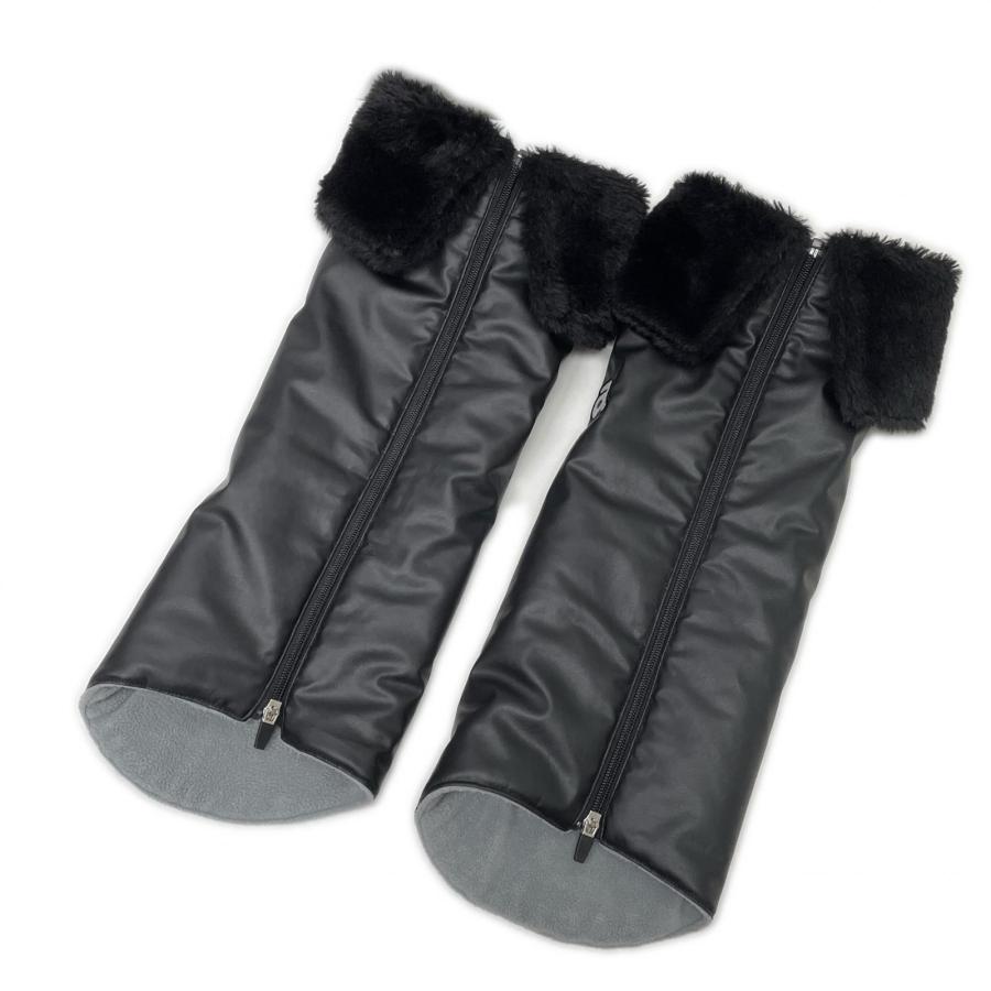 archivio（アルチビオ） coco 中古 レッグウォーマー 黒 フェイク