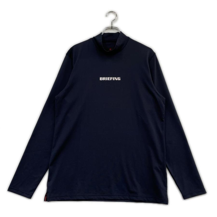 ブリーフィング ゴルフ ストレッチモックネックシャツ　サイズL BRIEFING（ブリーフィング） coco 中古 メンズ 長袖シャツ L 紺