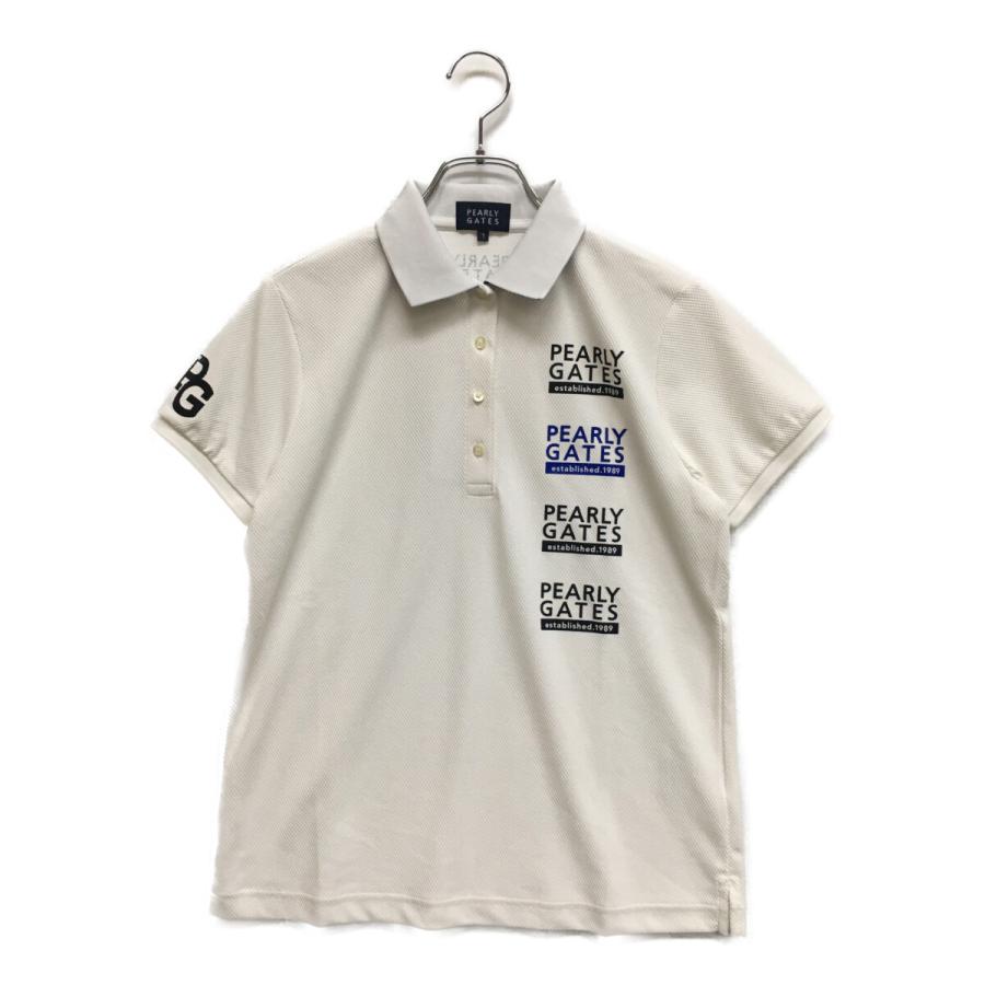 レディース パーリーゲイツ PEARLY GATES 半袖ポロシャツ 1(M) 白