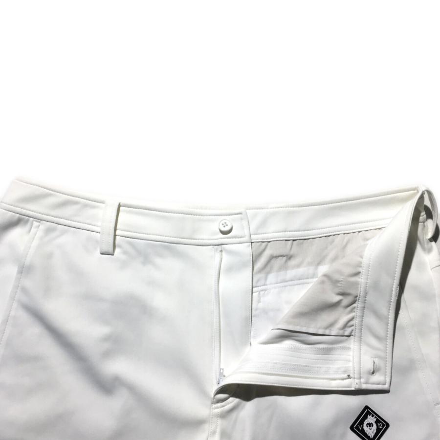 【新品】ヴィトゥエルヴ　ゴルフ　メンズ　ハーフパンツ　白　XL V12（ヴィ・トゥエルヴ） coco 未使用品 メンズ ハーフパンツ XL 白