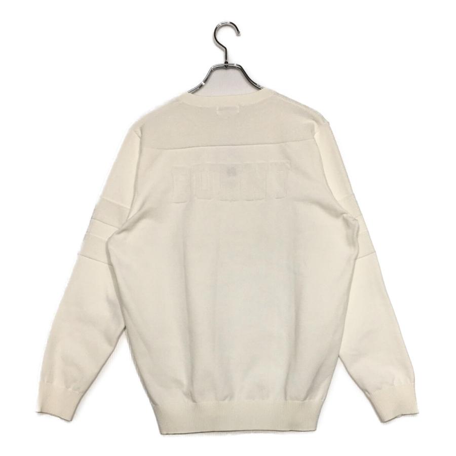 Jack Bunny ハーフジップ ニット メンズ サイズ６ Jack Bunny!!（ジャックバニー） coco 中古 メンズ セーター 6(LL) 白