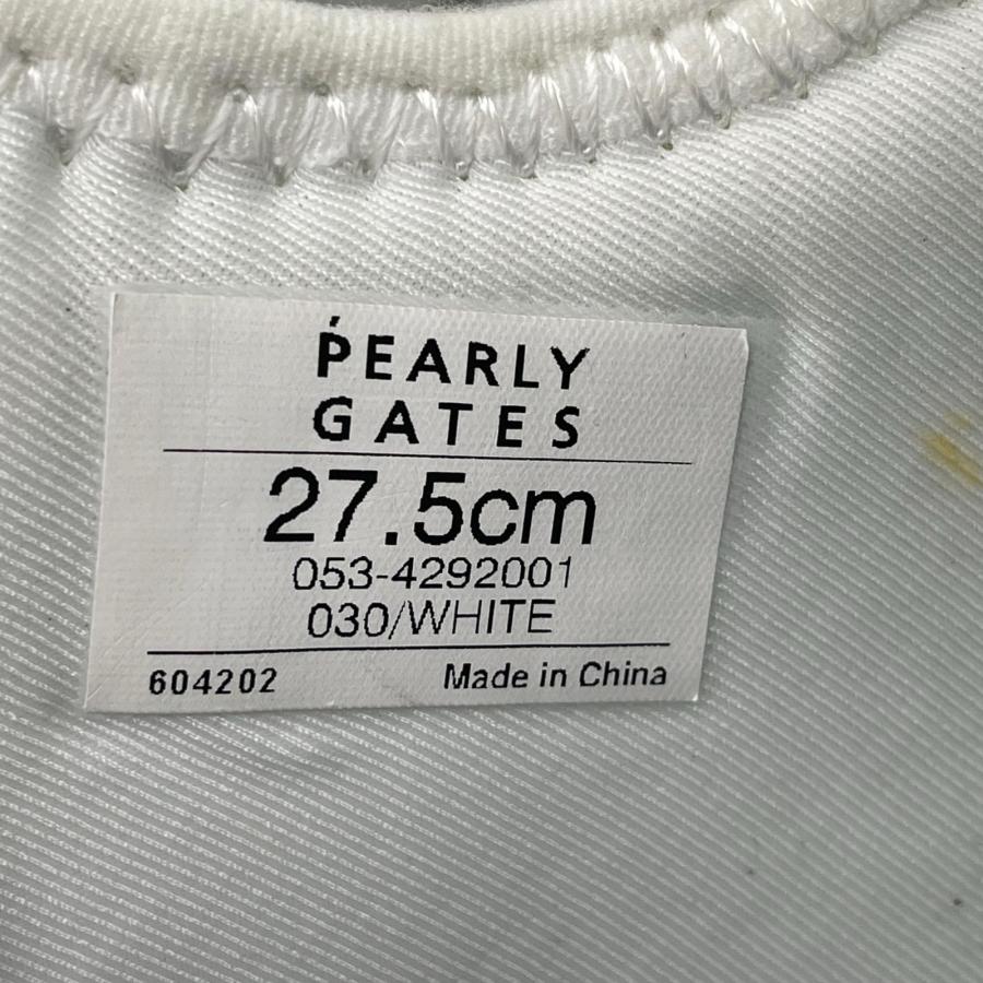 PEARLY GATES（パーリーゲイツ） coco 中古 ゴルフシューズ 27.5cm 白