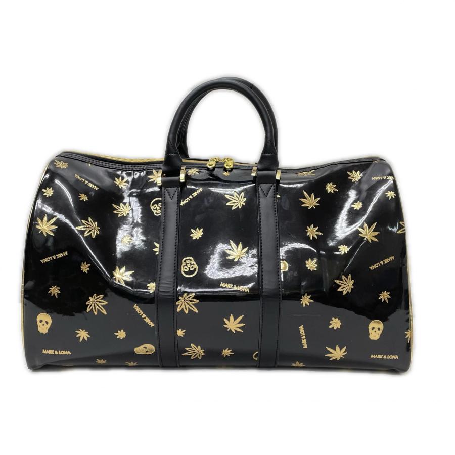 MARK&LONA（マークアンドロナ） coco 中古 ボストンバッグ 黒×金