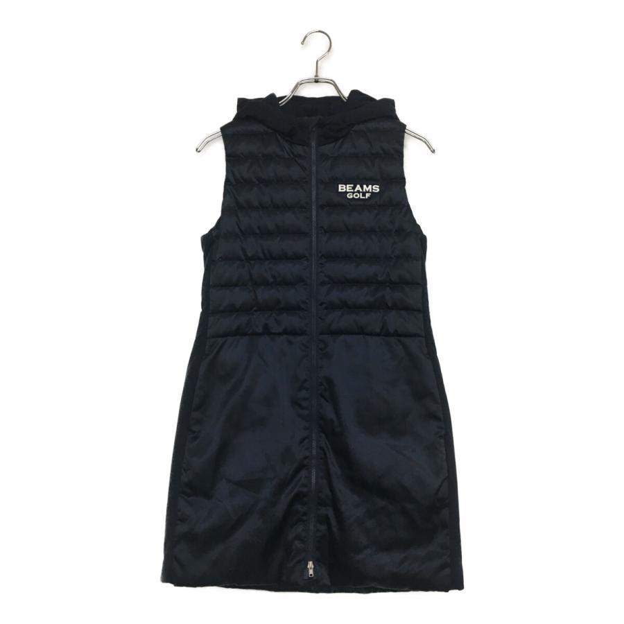 美品 BEAMS GOLF ビームスゴルフ ストライプ フードワンピース M 紺 BEAMS（ビームス） coco 中古【値下げ】 ビームスゴルフ BEAMSGOLF