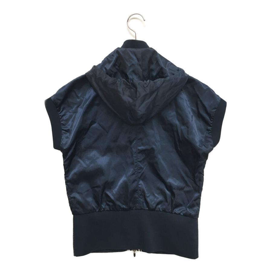 LANVIN SPORT ロゴ刺繍デザインフリースブロッキングセーター グレー