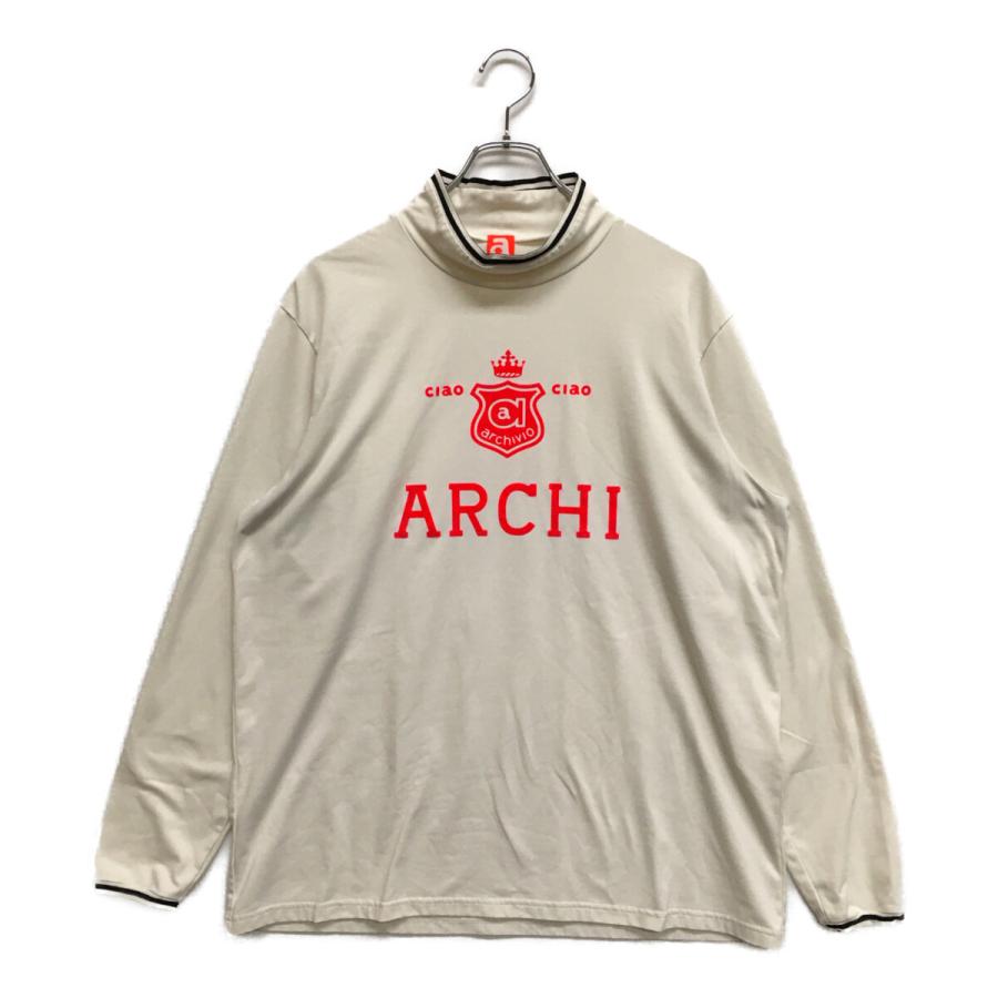 archivio - coco 未使用品 アルチビオ archivio メンズ 長袖シャツ 48(L) グレー×グリーン モックネック archivio（アルチビオ） coco 中古 メンズ 長袖シャツ 50(LL) ホワイト