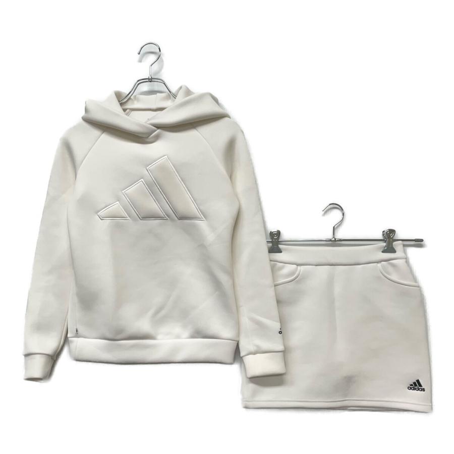 アディダス　ゴルフ　セットアップ　ダンボール　白　秋冬　レディースＭ　新品未使用 adidas（アディダス） coco 中古 アディダスゴルフ adidas GOLF