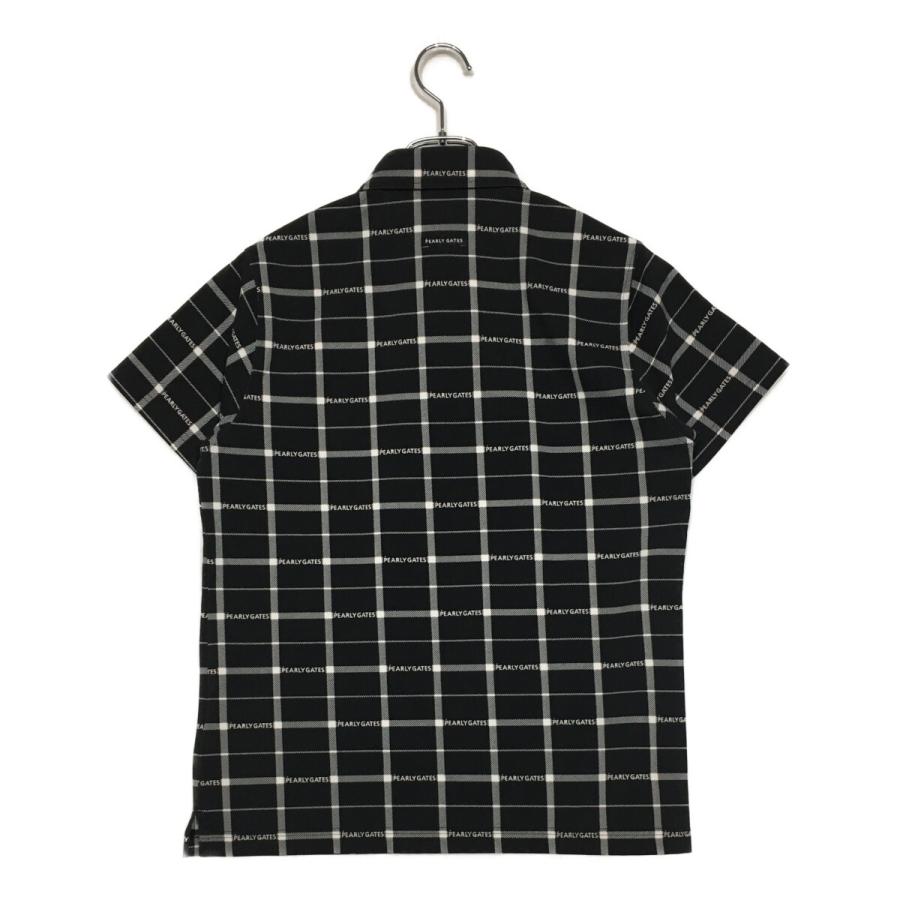 PEARLY GATES チェック柄シャツ　半袖ポロシャツ　レディースウエア　1 PEARLY GATES（パーリーゲイツ） coco 中古 レディース 半袖ポロシャツ