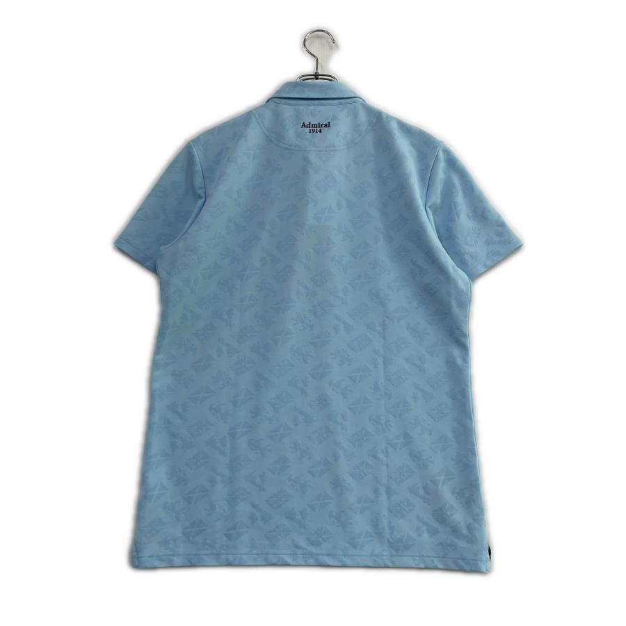 新品】Admiral Golf ポロシャツ ブルー タグ付き 40％OFF】[アドミラル