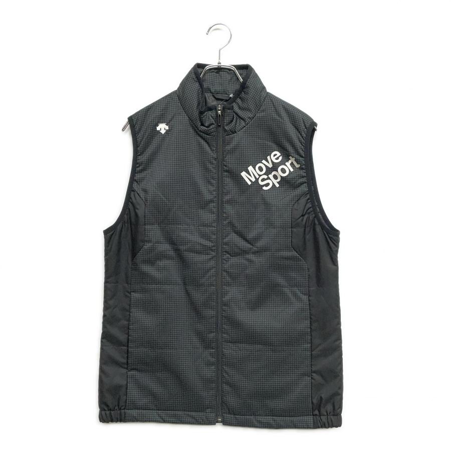 DESCENTE GOLF coco 中古 デサントゴルフ メンズ ベスト O 黒×グレー