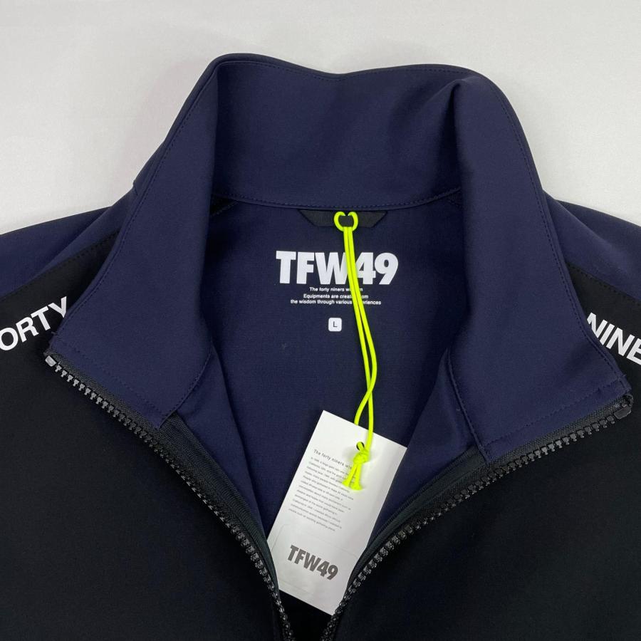 coco 未使用品【値下げ】 TFW49 メンズ フルジップアウター L 紺×黒 レターパックプラス発送可 K026591_2