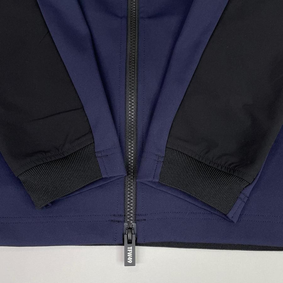 coco 未使用品【値下げ】 TFW49 メンズ フルジップアウター L 紺×黒 レターパックプラス発送可 K026591_3