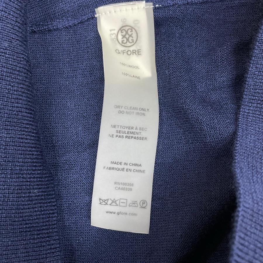 coco 中古 ジーフォア G/FORE レディース セーター S ネイビー ハーフ