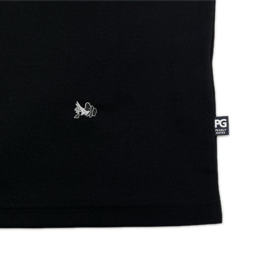 即完品♡パーリーゲイツ×スヌーピー コラボ モックネック 2XL ブラック 美品 PEARLY GATES（パーリーゲイツ） coco 未使用品 メンズ 半袖シャツ 6