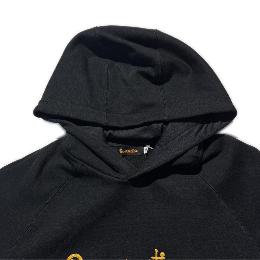 Resurrection coco 中古 レザレクション メンズ パーカー XL 黒 裏起毛
