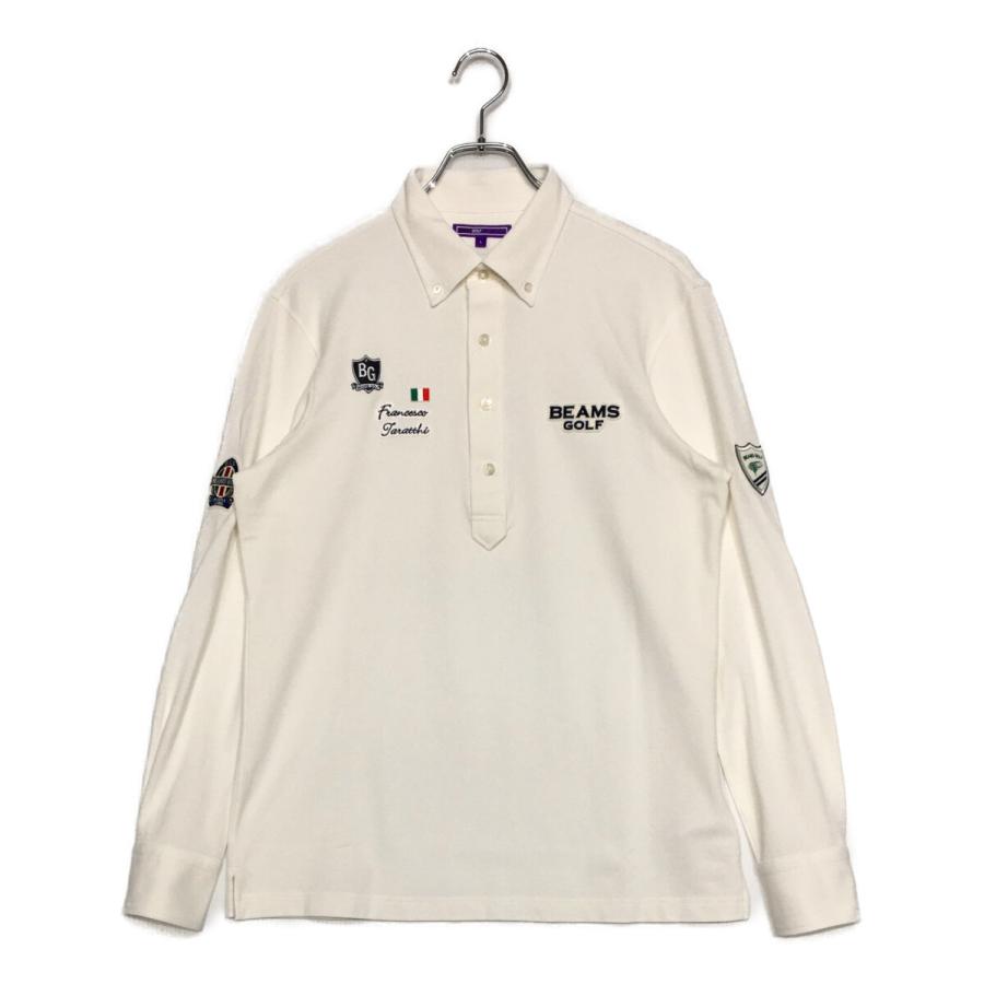 未使用BEAMS GOLF 長袖ポロシャツ ホワイト BEAMS（ビームス） coco 中古 ビームスゴルフ BEAMSGOLF メンズ 長袖