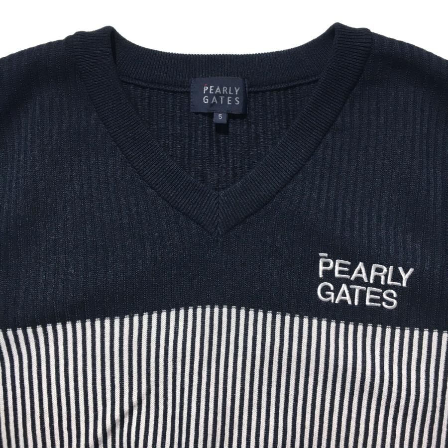 PEARLY GATES（パーリーゲイツ） coco 中古 メンズ ベスト 5(L) 紺×白