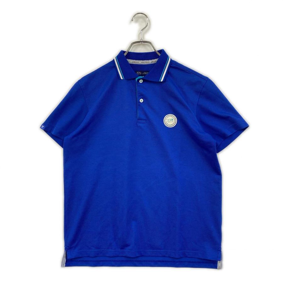 23区GOLF coco 中古 23区ゴルフ メンズ 半袖ポロシャツ M ブルー 青