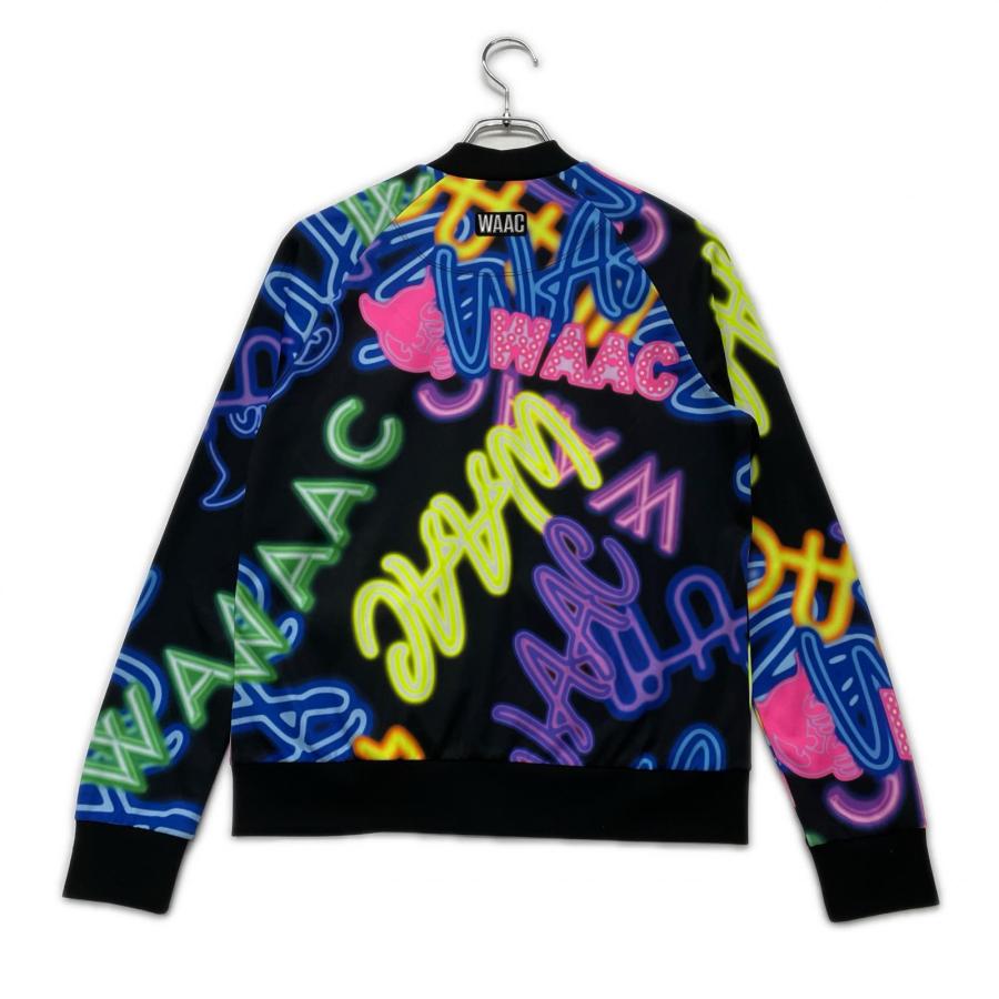 coco 中古 ワック WAAC レディース フルジップアウター 3(L) 黒 ブラック ネオンカラー WAAC coco 中古 ワック レディース フルジップアウター 3(L) 黒