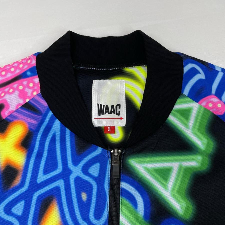 coco 中古 ワック WAAC レディース フルジップアウター 3(L) 黒 ブラック ネオンカラー WAAC coco 中古 ワック レディース フルジップアウター 3(L) 黒