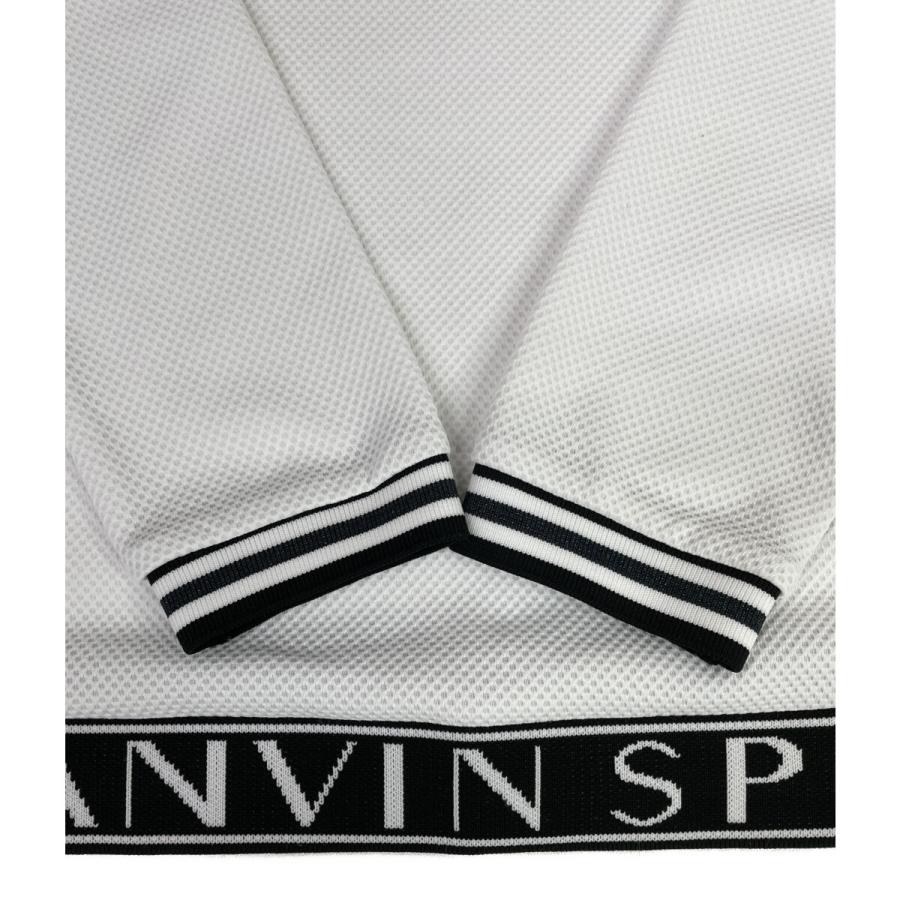 LANVIN - coco 未使用品 ランバンスポール LANVIN SPORT レディース カットソー 38(M) 黒×白 長袖クルーネック LANVIN（ランバン） coco 中古 ランバンスポールLANVIN SPORT