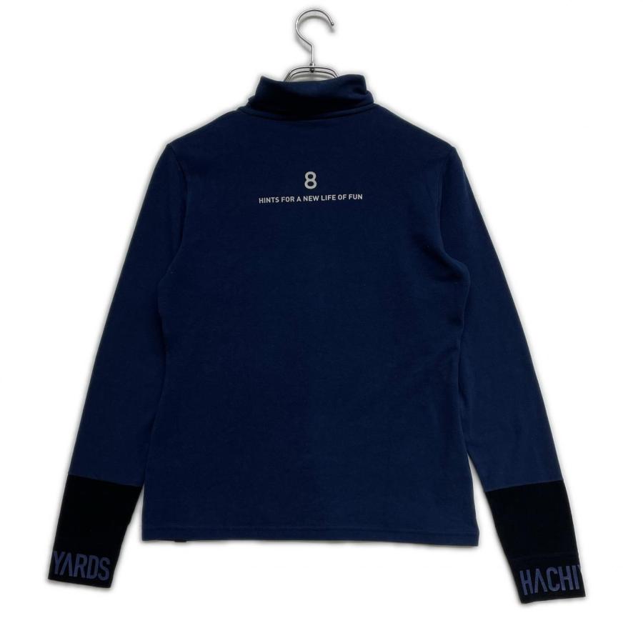 coco 中古 ハチヤーズ 8YARDS メンズ 長袖シャツ M ブルー×ブラック