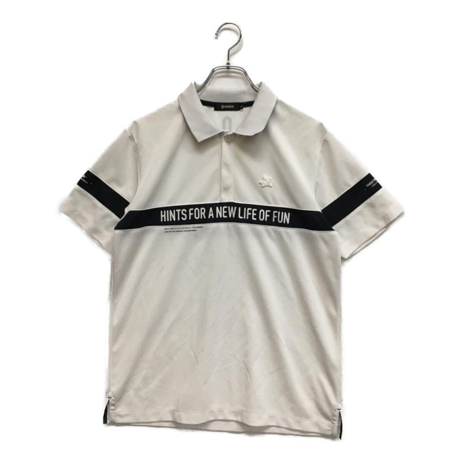 8YARDS　ゴルフ　ホワイト　シャツ　メンズ coco 中古 ハチヤーズ 8YARDS メンズ 半袖ポロシャツ L 白 ホワイト