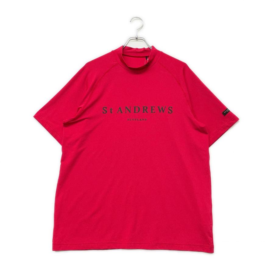 セントアンドリュース★ソリストヒート★吸湿発熱★ストレッチ★シャツ【メンズLL】 coco 中古 セントアンドリュース StANDREWS メンズ 半袖シャツ 3L 赤