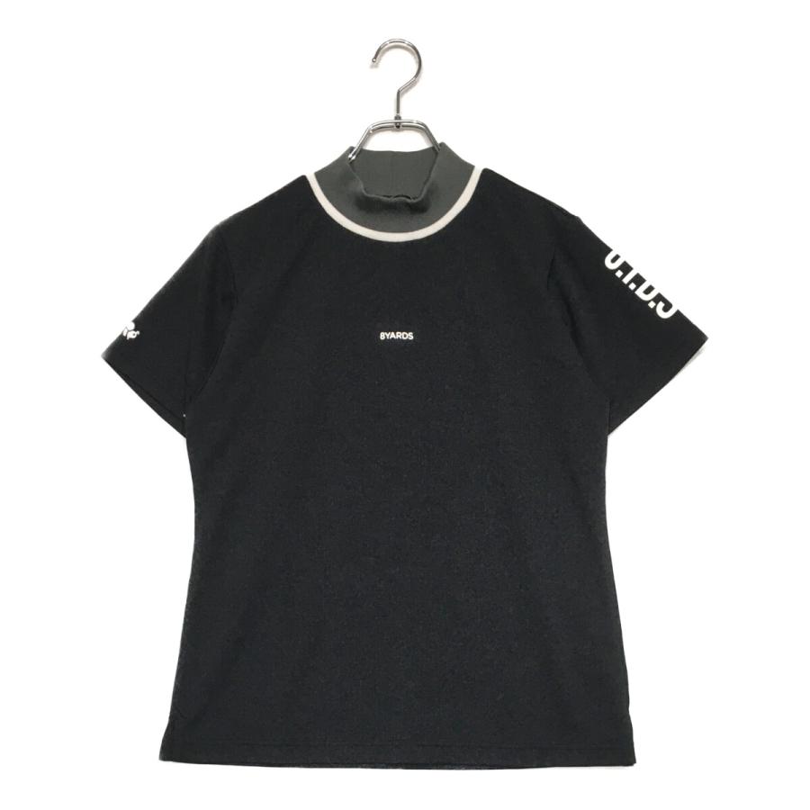 coco 中古 ハチヤーズ 8YARDS メンズ 半袖シャツ L 黒 ブラック モック