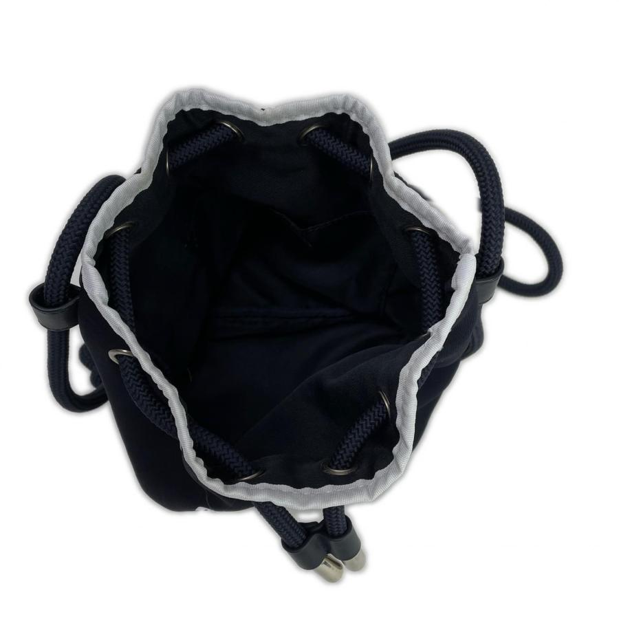 coco 中古 キャロウェイ Callaway ショルダーバッグ ネイビー 紺 巾着