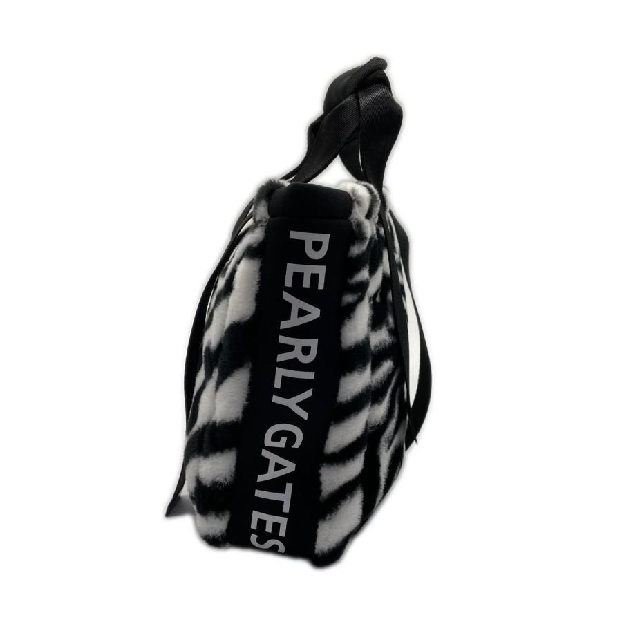 パーリーゲイツ PEARLY GATES カートバッグ ブラック×ホワイト