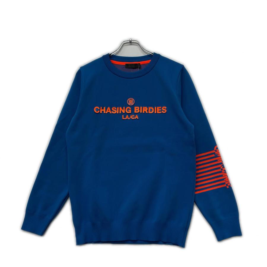 G/FORE（ジーフォア）　クルーネックセーター coco 中古 ジーフォア G/FORE メンズ セーター 2(L) 青 ブルー クルー