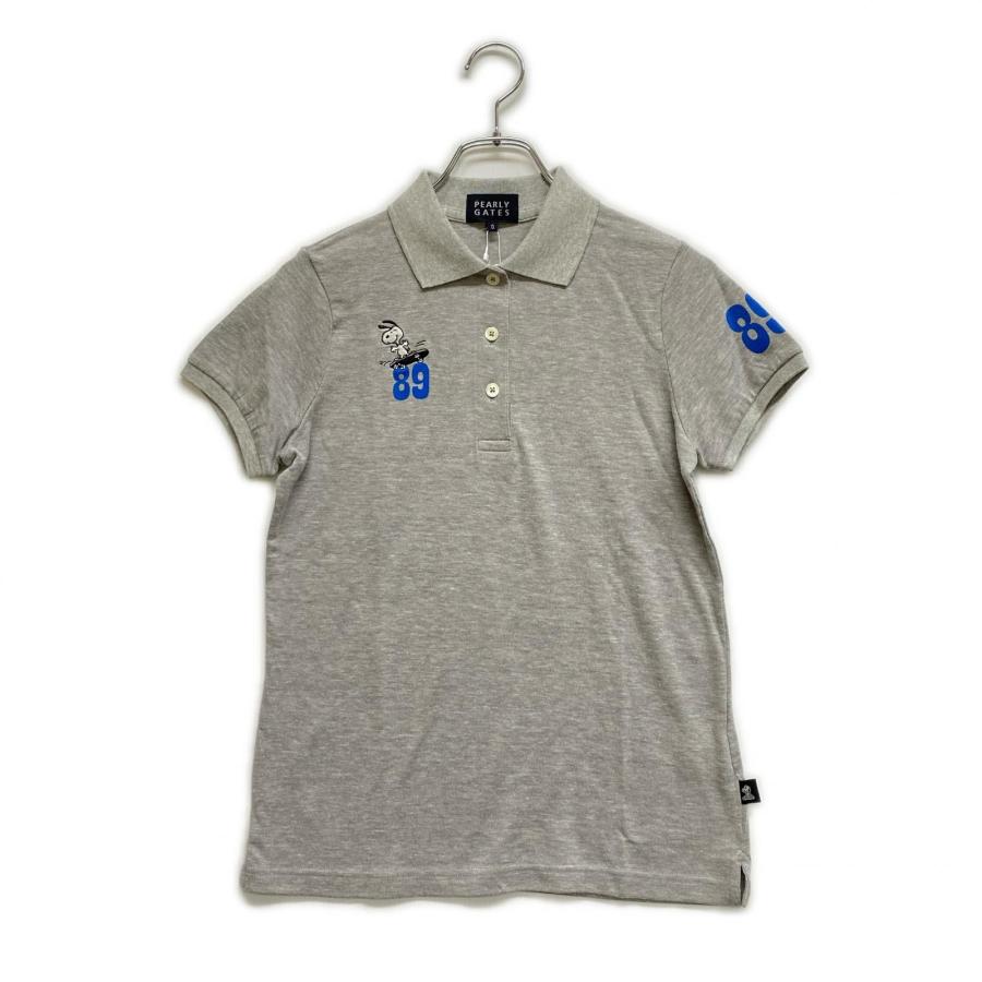 【未着用】 PEARLY GATES レディース 半袖ポロ タグ付き サイズ0 Hello Kitty×PEARLY GATES】T/Cカノコ半袖ポロシャツ | PEARLY GATES