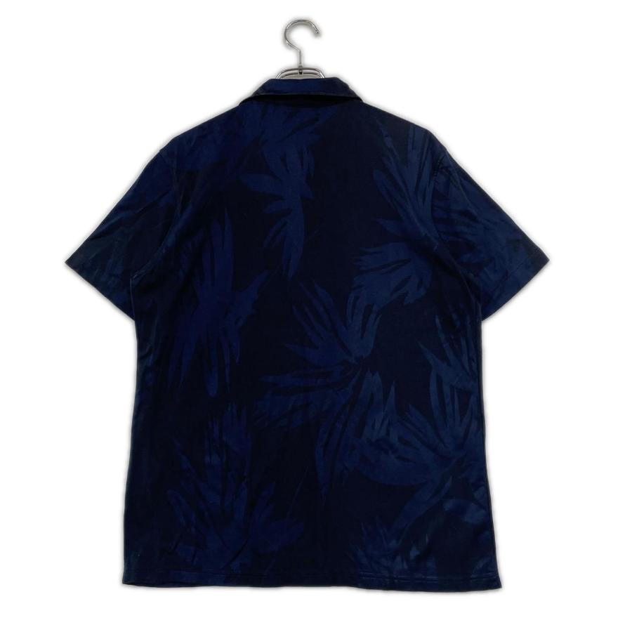 【POLO GOLF】新品　総柄半袖ポロシャツ　ゴルフ　メンズＭ　ネイビー 23区GOLF coco 中古 23区ゴルフ メンズ 半袖ポロシャツ L ネイビー系