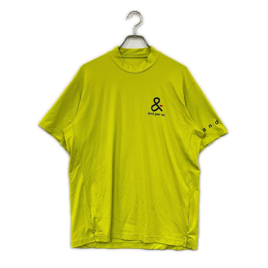 and per se（アンパスィ） 中古 メンズ 半袖シャツ LL イエロー 黄色