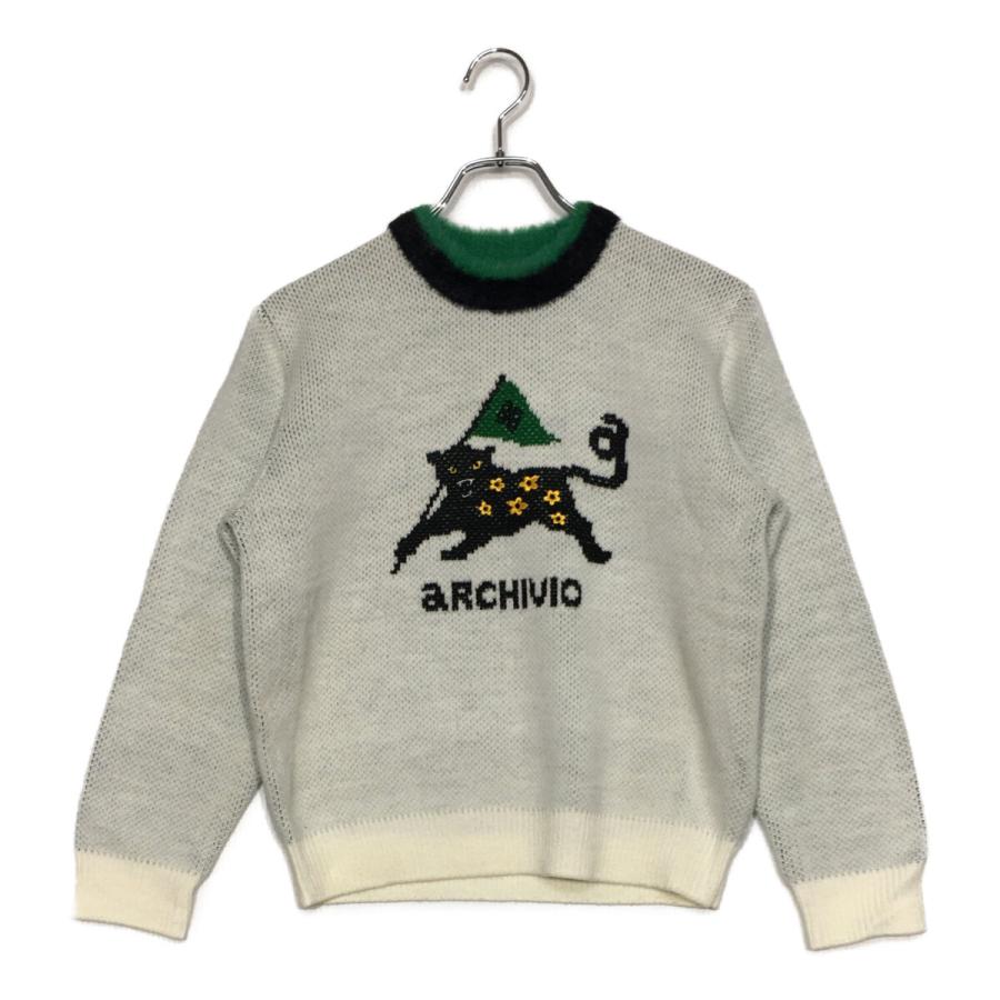 【新品未使用】archivio セーター36 archivio（アルチビオ） 中古 レディース セーター 36(S) 白 クルー