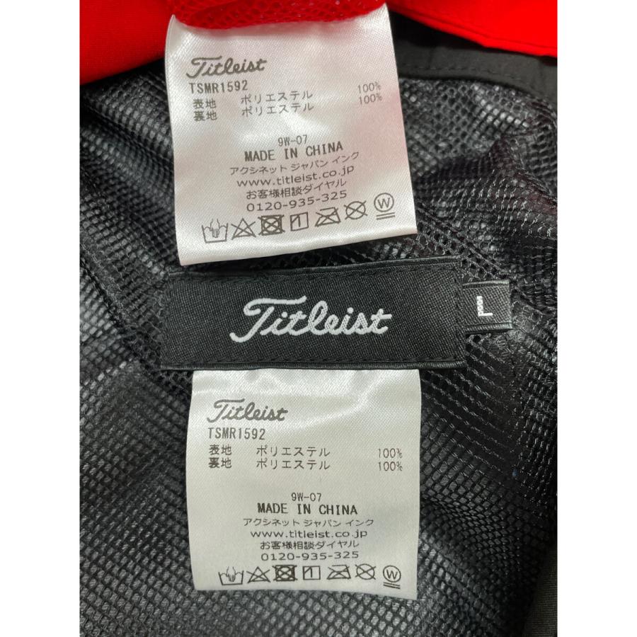 Titleist（タイトリスト） coco 中古 メンズ レインウエア L 赤×黒