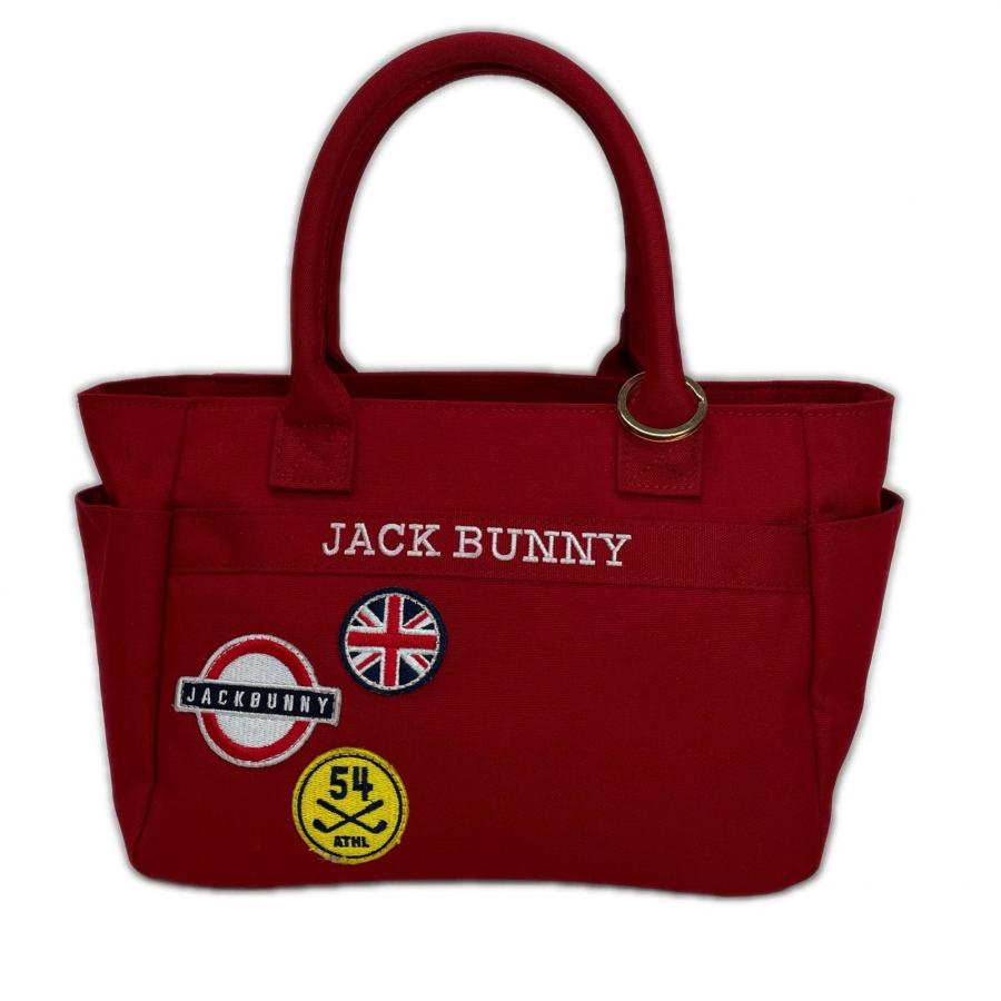 Jack Bunny カートバッグ レッド ワッペン Jack Bunny!!（ジャックバニー） coco 中古 カートバッグ 赤 レッド