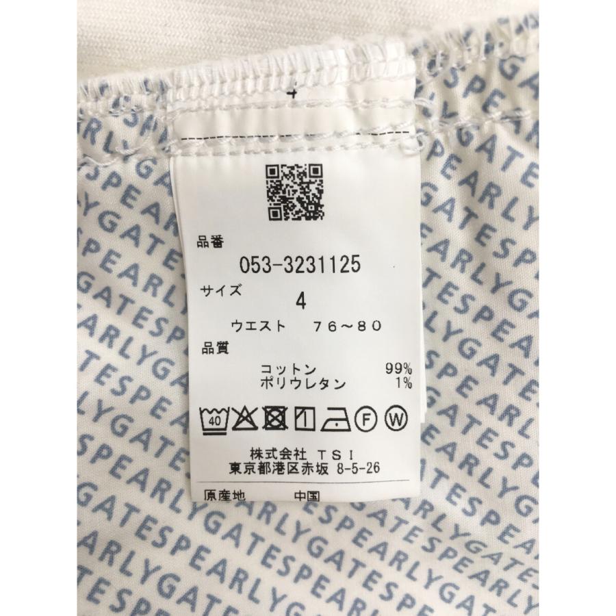 美品　パーリーゲイツ　パンツ　4 M〜L相当　白　ホワイト　生地厚　ストレッチ PEARLY GATES（パーリーゲイツ） coco 未使用品 メンズ パンツ 4(M