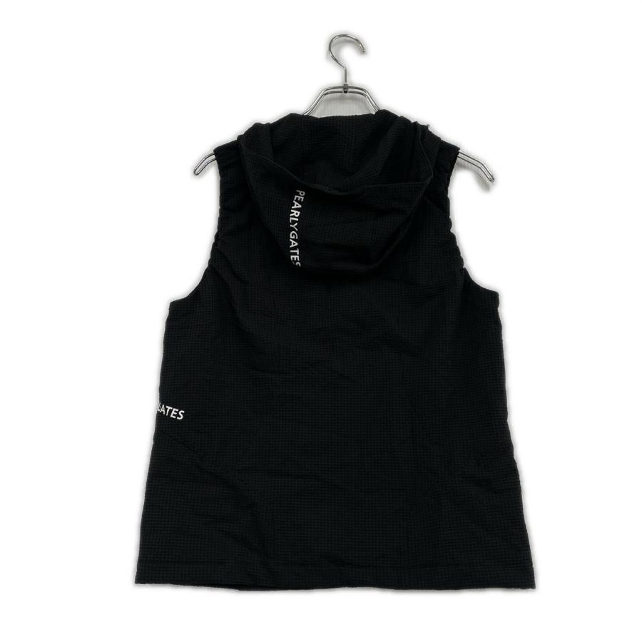 PEARLY GATES レディース ベスト L ブラック PEARLY GATES（パーリーゲイツ） coco 中古 レディース フーディベスト