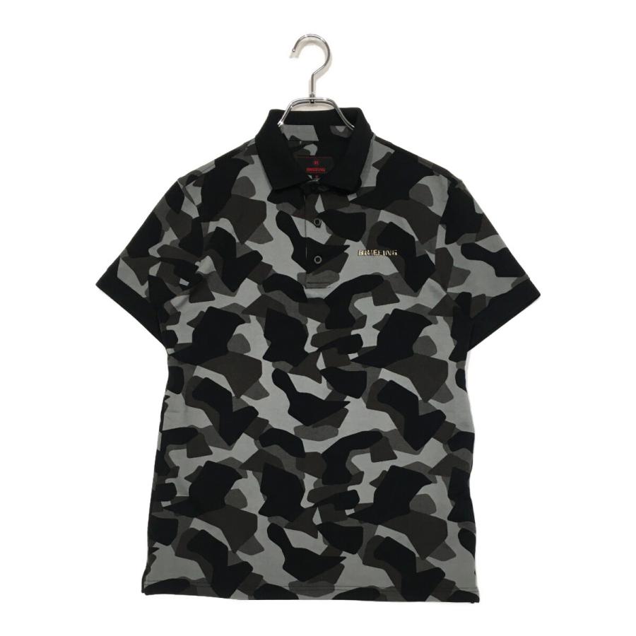 BRIEFING GOLF ブリーフィングゴルフ カモフラ柄ポロシャツ XL